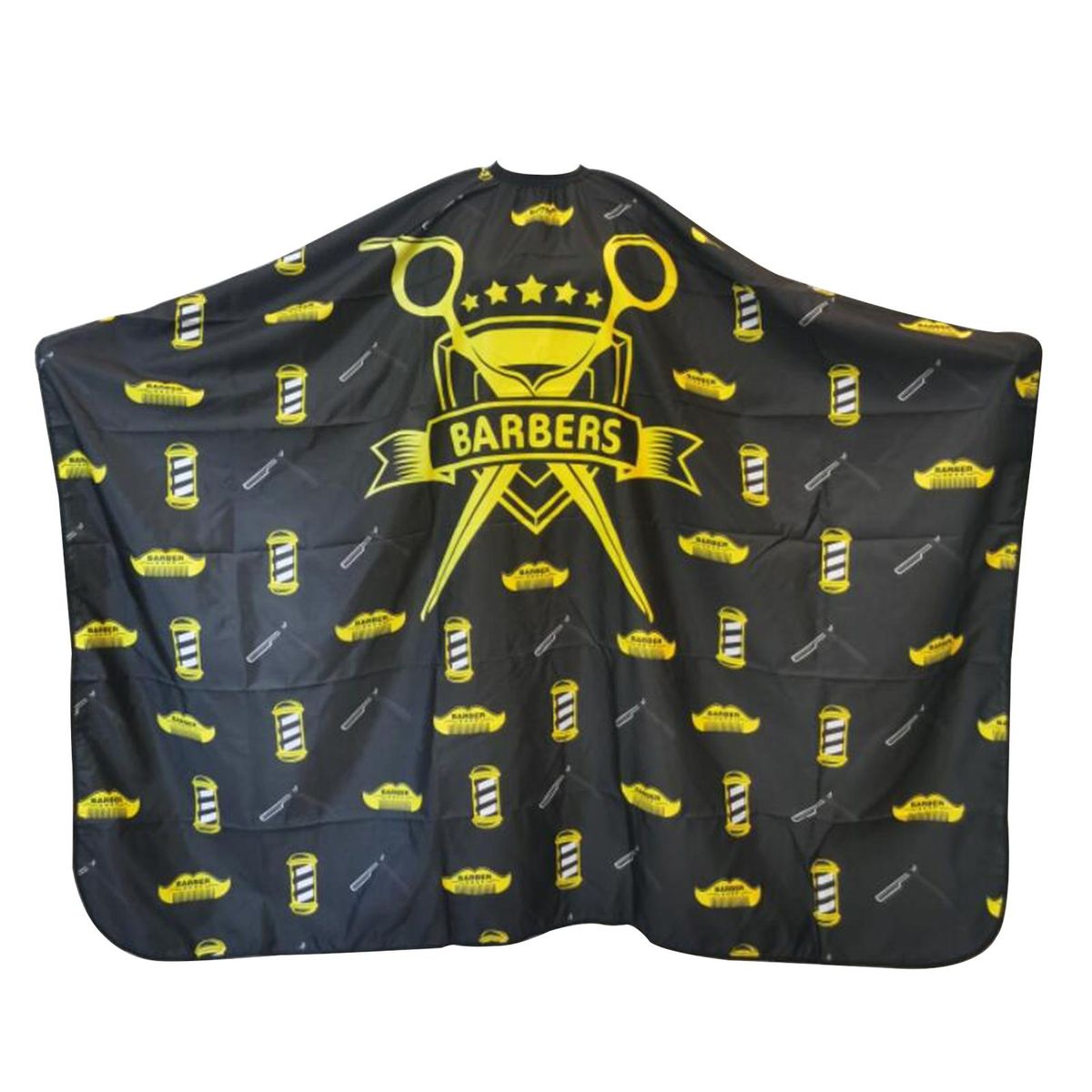 Hair Salon Scissors Pattern Hair Cutting Cape Hair Cutting Coloring Perming Cloth Waterproof Haircut Printed Apron