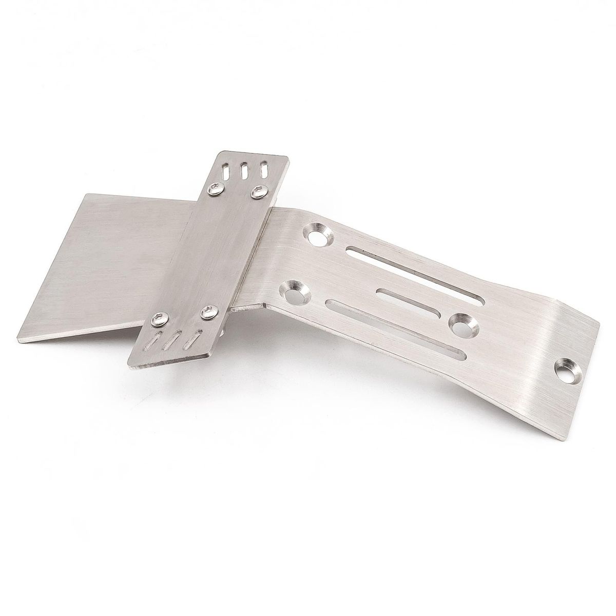 Chassis Armor Protector Skid Plate Remote Control Car Upgrades Parts Stainless Steel Replacement For Yikong DF7 1/7 Short Course Truck