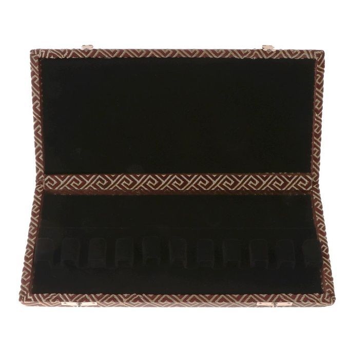 1 Piece Wooden Bassoon Reed Case Box Holder For 10 Reed Storage