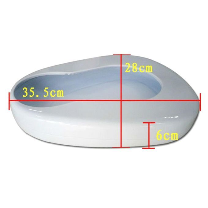 Portable Bedpan Seat Urinal For Bedbound Patient Men Women Daily