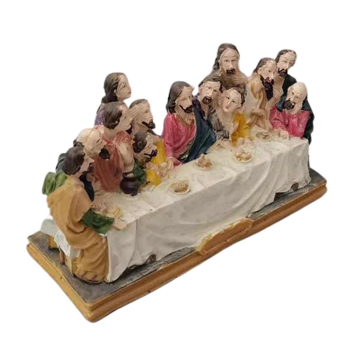 Resin Hand Painted Jesus And His 12 Disciples Statue Figurine