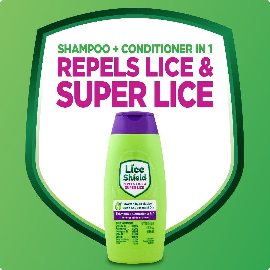 Shampoo+Cond. In 1, Repels Lice & Super Lice