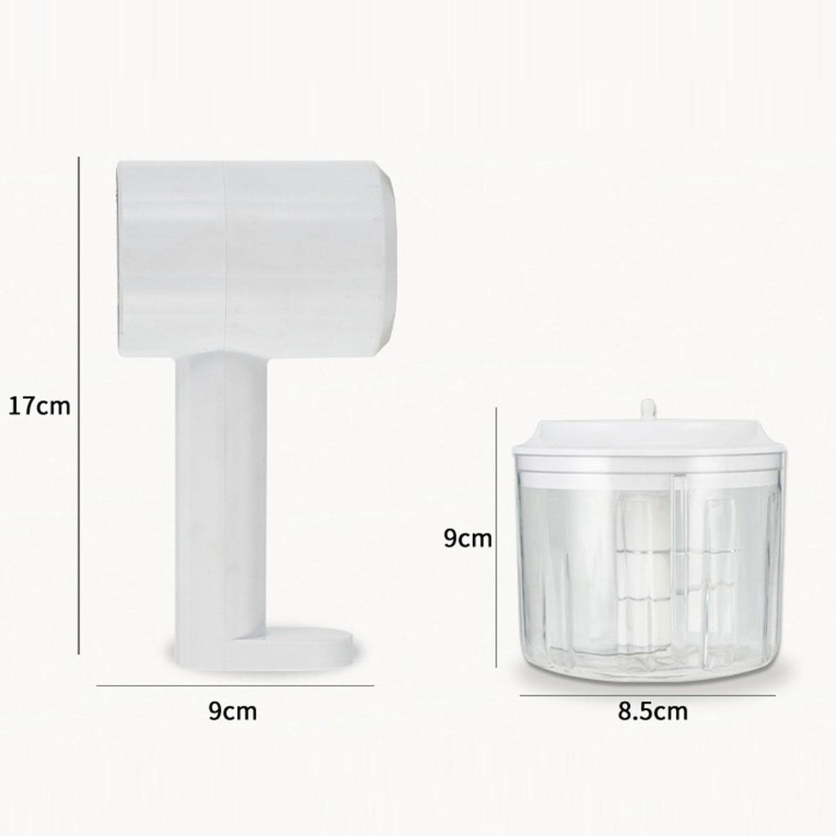 Electric Egg Beater Wireless Design Electric Egg Whisk White