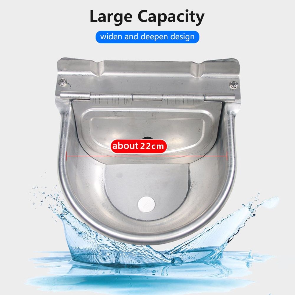Stainless Steel Automatic Waterer Pet Livestock Tool Animals