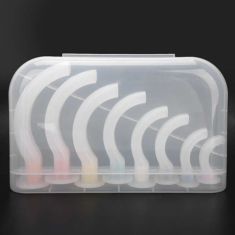 8Pcs/set Disposable First Aid Oral Airway Mixed Guedel Oropharyngeal Air Way Emergency Tube Gas Guide Tube Rescue Critically