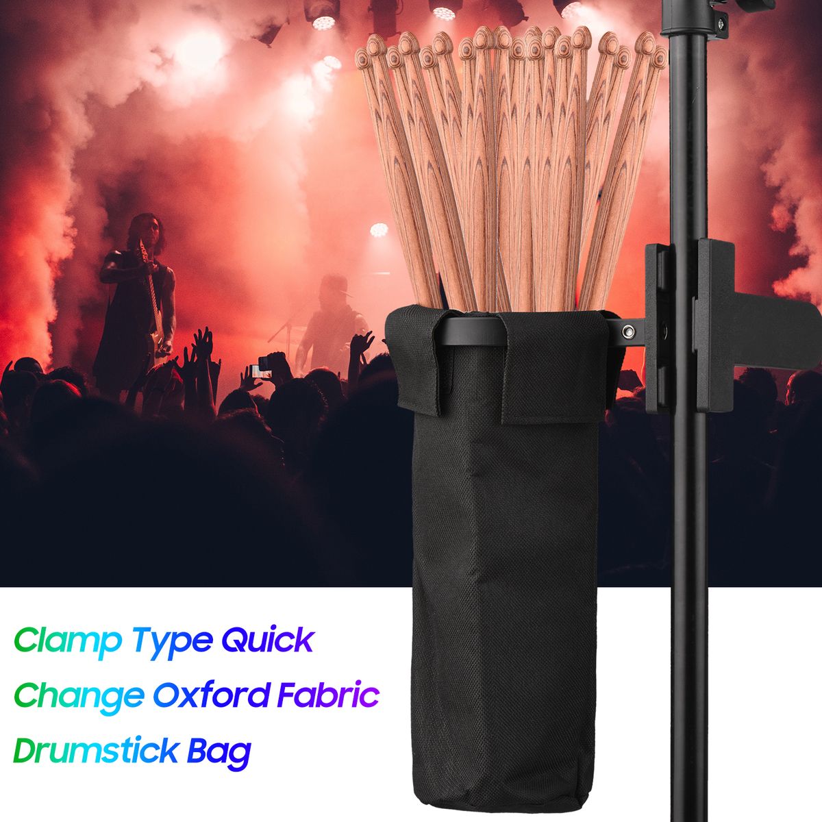 Drum Stick Holder Oxford Fabric Drumstick Bag Drumstick