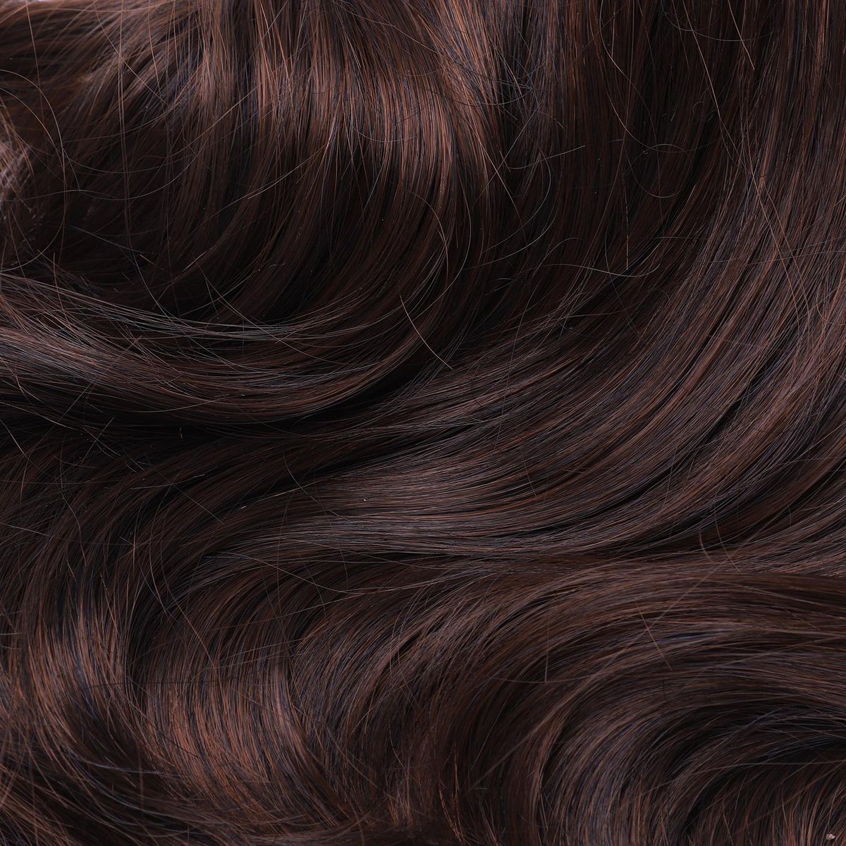Womens Girls Fashion Wavy Curly Long Hair Human Full Wigs Light Brown