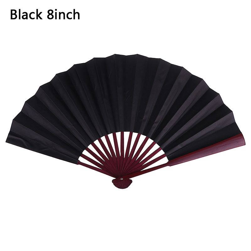 Inch Inch/10 Style Silk Fan Silk Fan Wedding Chinese Party Decor Folding 1pc Hand Sur Cloth Cloth Blank 8 Products Held Fan