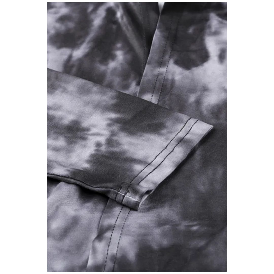 Mfed Gray Tie Dye Cardigan