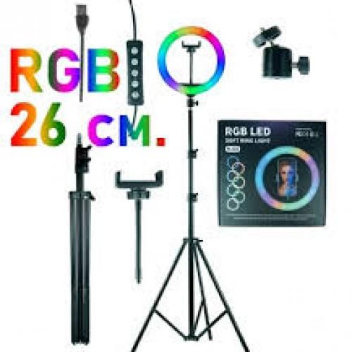 10'' Inch Rgb Ringlight - Ring Light With Tripod Stand