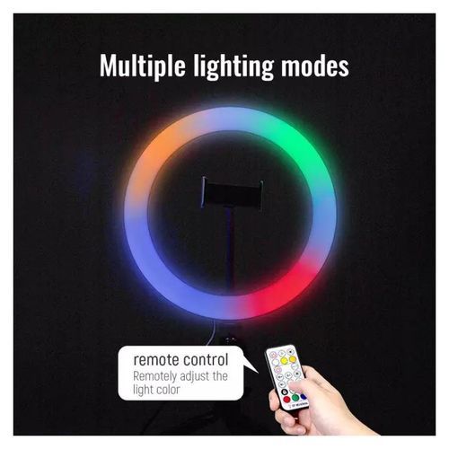 10'' Inch Rgb Ringlight - Ring Light With Tripod Stand