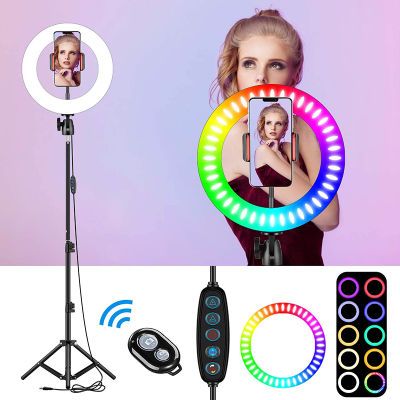 10'' Inch Rgb Ringlight - Ring Light With Tripod Stand