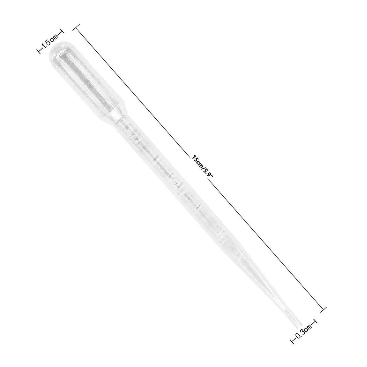 200pcs Plastic Transfer Pipettes 3ml Disposable Dropper for Essential Oils
