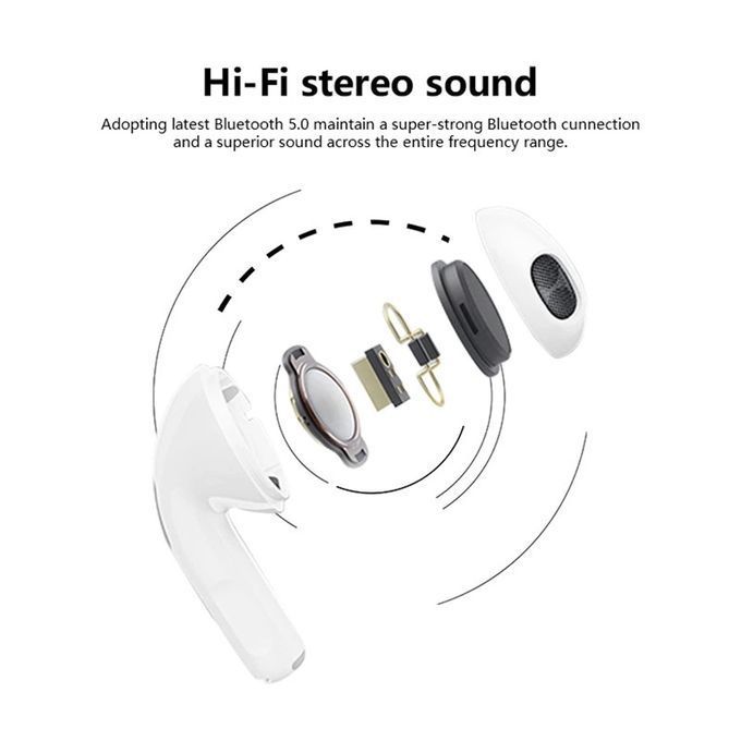 Pro 6 Bluetooth Wireless Headphones Stereo Touch Sensing