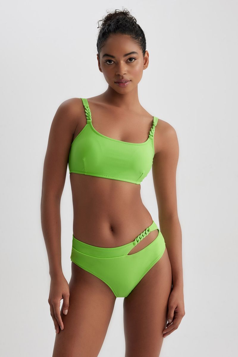 Woman Special Collection Regular Fit Bikini Bottom - Green