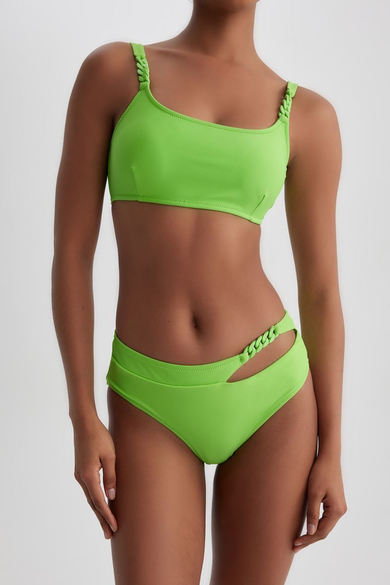 Woman Special Collection Regular Fit Bikini Bottom - Green