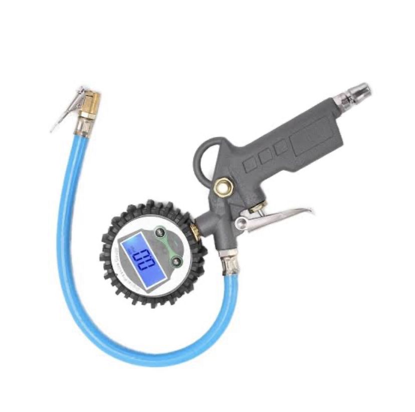 Digital Tire Pressure Guage Car Bicycle Bike Inflator Tyre
