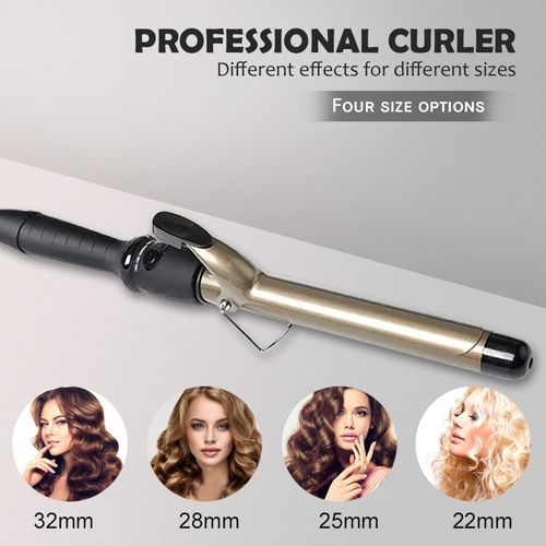 9/16/19/22/25/28/32mm Titanium Professional Electric Hair Curler Tools Various Size