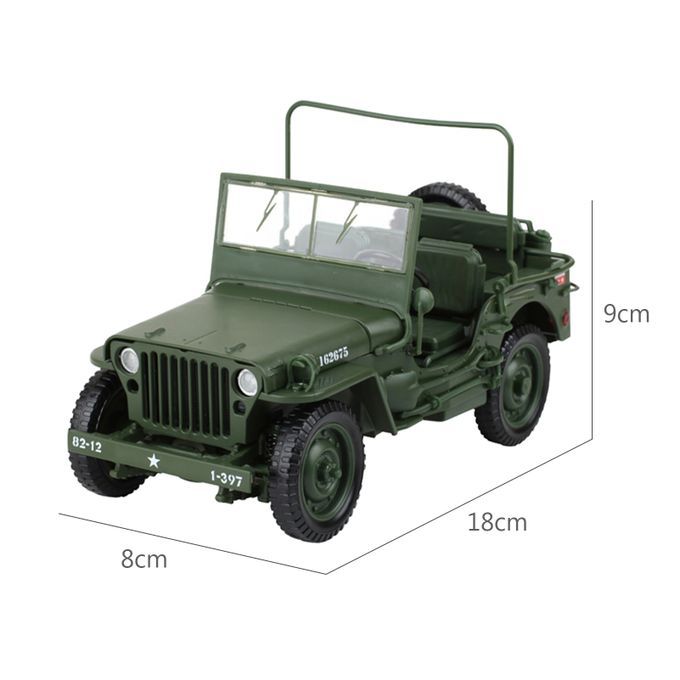 685006 1/18 Jeep Toy Car Tactics Car Model Decoration And