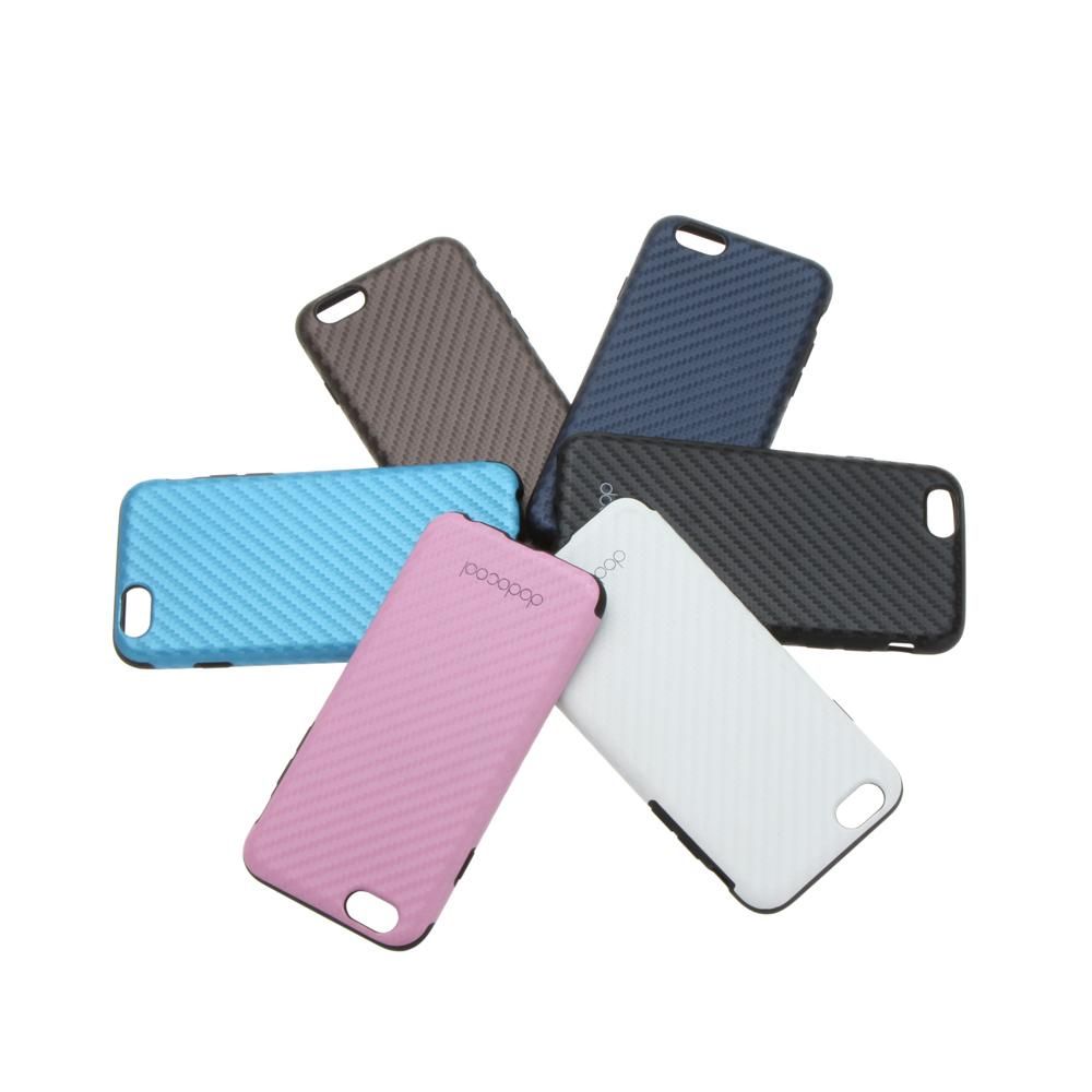 dodocool Soft Textured PU Leather TPU Case Back Cover Skin Protective Shell for 4.7" Apple iPhone 6 Dark Blue