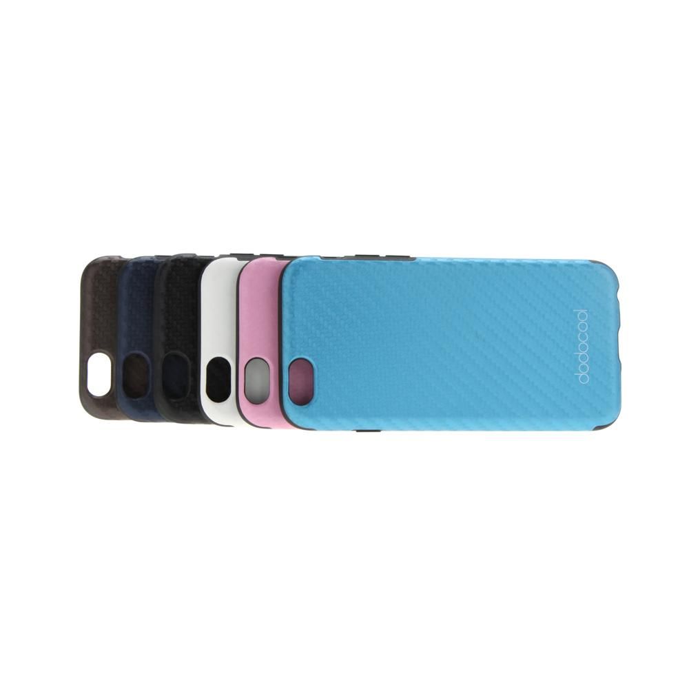 dodocool Soft Textured PU Leather TPU Case Back Cover Skin Protective Shell for 4.7" Apple iPhone 6 Dark Blue