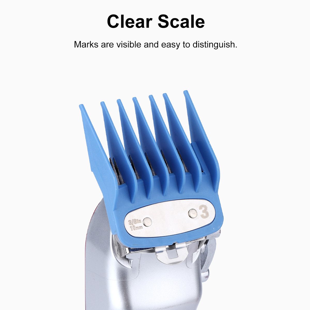 8PCS Hair Clipper Guide Combs Hair Clipper Guards Cutting