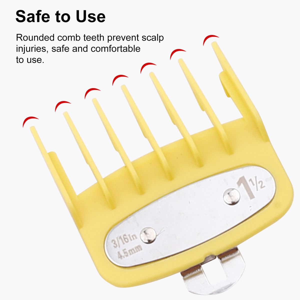 8PCS Hair Clipper Guide Combs Hair Clipper Guards Cutting