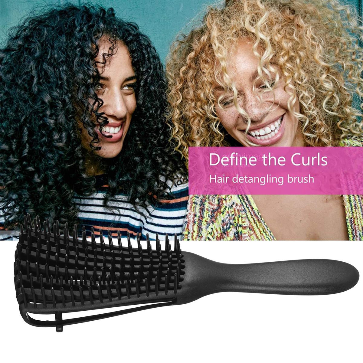 3PCS Hair Detangler Scalp Massager Shampoo Brush Hair Comb