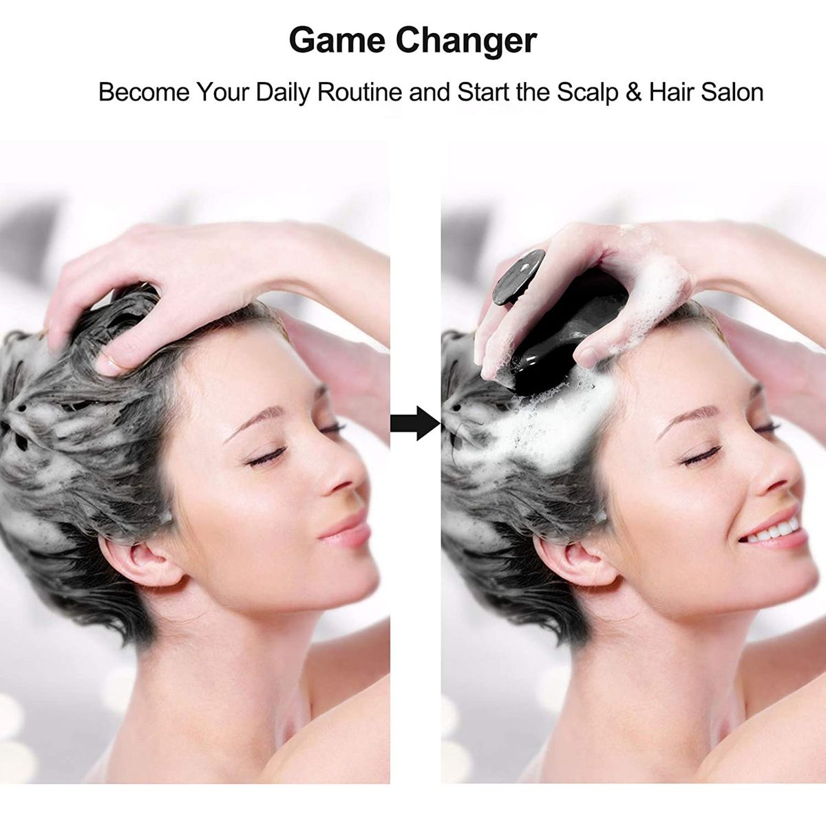 3PCS Hair Detangler Scalp Massager Shampoo Brush Hair Comb