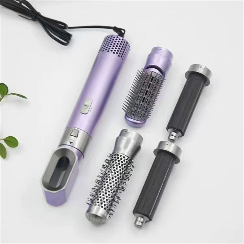5 In 1 Hair Dryer Curling-iron Hair Straightener Hair Comb Detachable Brush Kit
