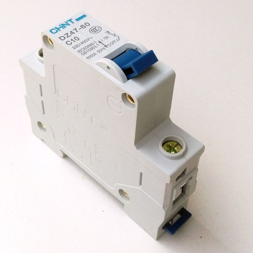 1 10A DZ47-60 1P CHINT Current 400V C10 AC230 Rated Pole