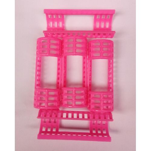 14PCS/SET PROFESSIONAL HAIR STYLING ROLLER, 7cmx3cm, X-LARGE SIZE, PINK COLOUR