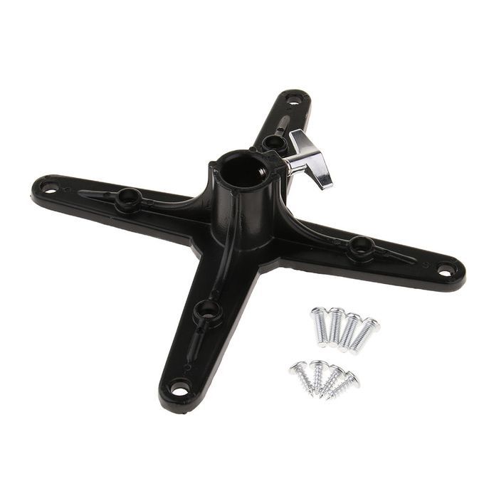 Black Drum Stool Seat Throne Tripod Base For Drummer Percussionist