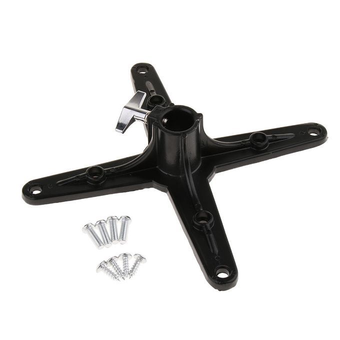 Black Drum Stool Seat Throne Tripod Base For Drummer Percussionist