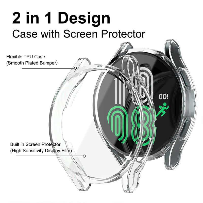 Full Protector Case For Samsung Galaxy Watch 4 5 40mm 44mm