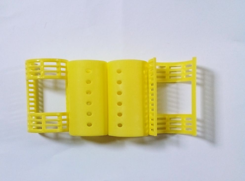 6PCS/SET PROFESSIONAL HAIR ROLLER, JUMBO, YELLOW