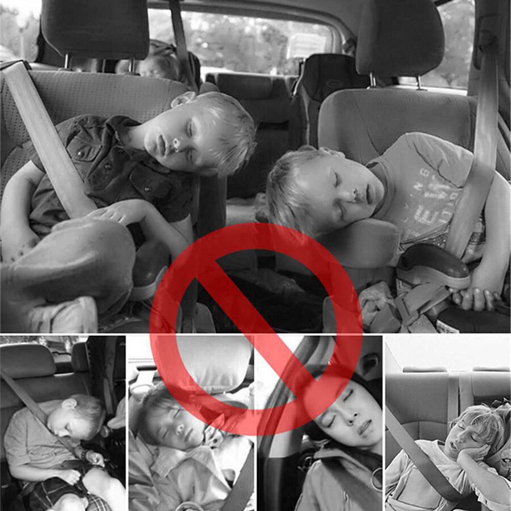 Car Neck Pillow Seat Headrest Head Prop Support Both Sides
