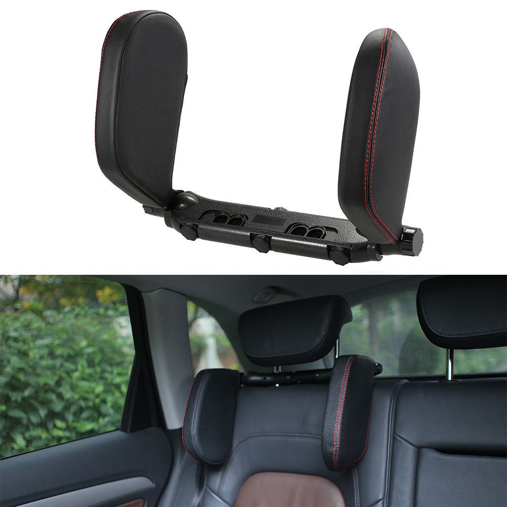 Car Neck Pillow Seat Headrest Head Prop Support Both Sides