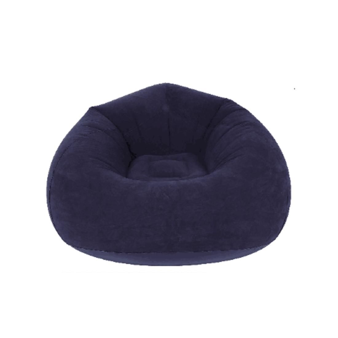 Large Inflatable Sofa Chair Bean Bag Flocking PVC Garden