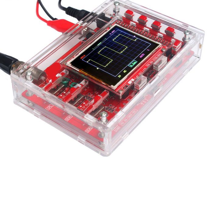 Digital Oscilloscope Acrylic Case SMD Soldered DIY Kit