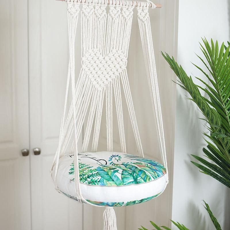 Cat Hammock Tapestry Swing Bed Macrame Cotton Rope Cat