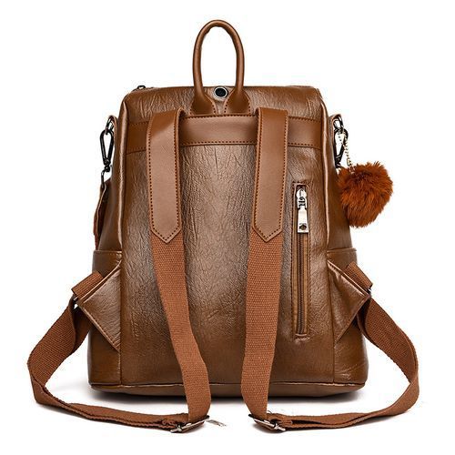 High Quality Ladies Fashion Soft Leather Backpack Bag