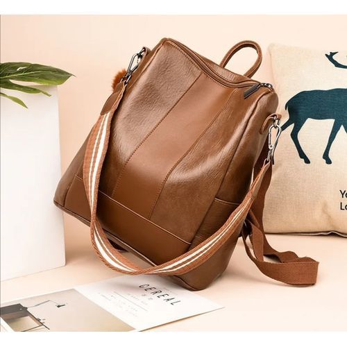 High Quality Ladies Fashion Soft Leather Backpack Bag