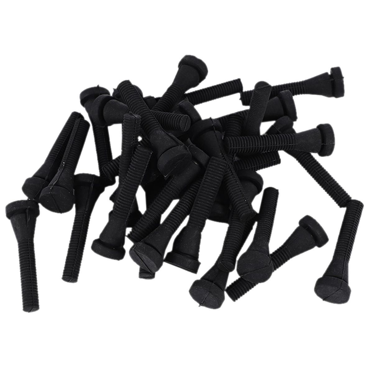 Rubber Hair Removal Stick 50Pcs Chicken Geese Poultry Plucking Finger Plucker Picker for Ducks Durable Wear Resist Rod Pigeon Quail