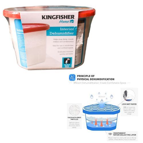 Interior Dehumidifier Absorbs Excess Moisture 5 Pieces