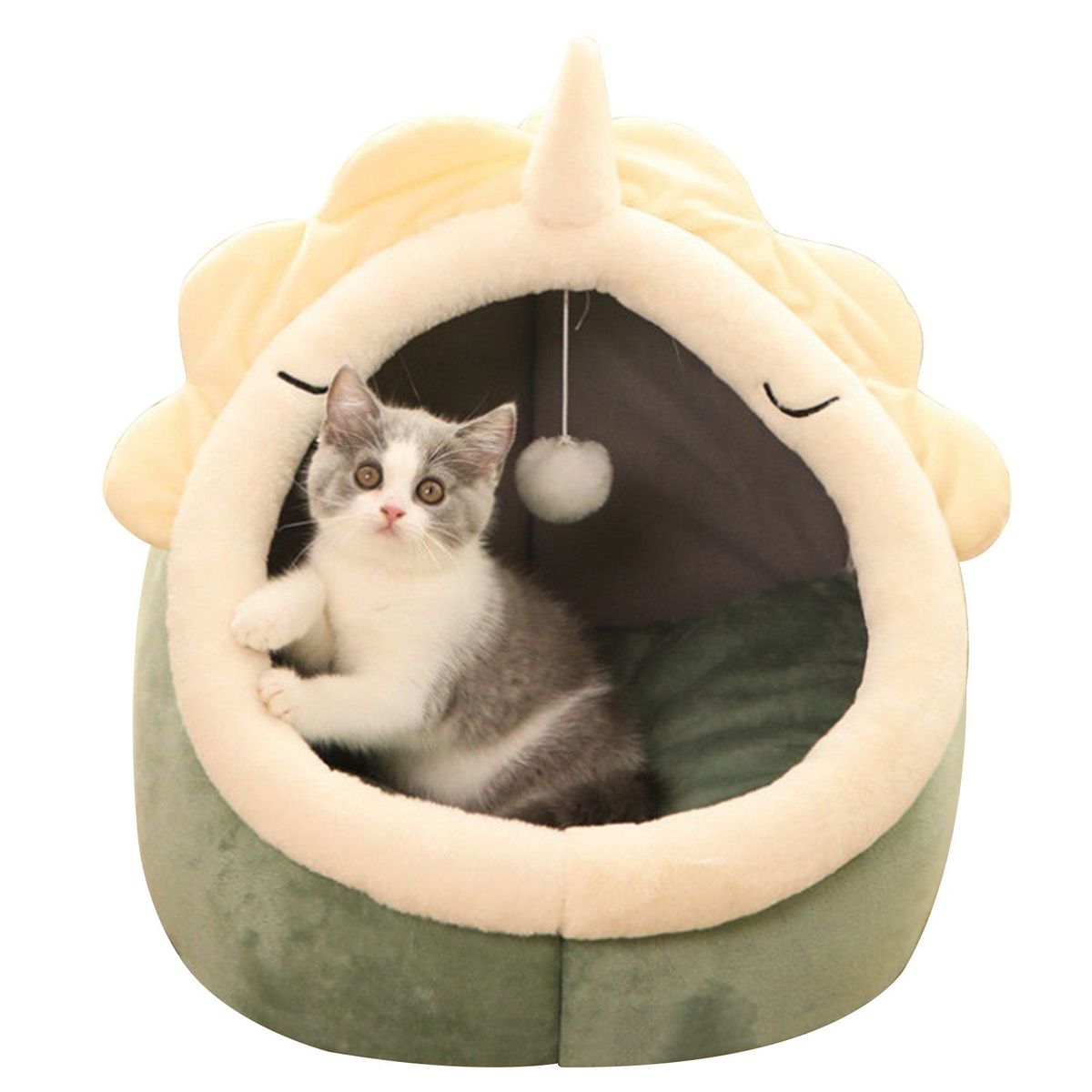 Removable And Washable Cat Semi-Enclosed Nest Mat, Cat Dog
