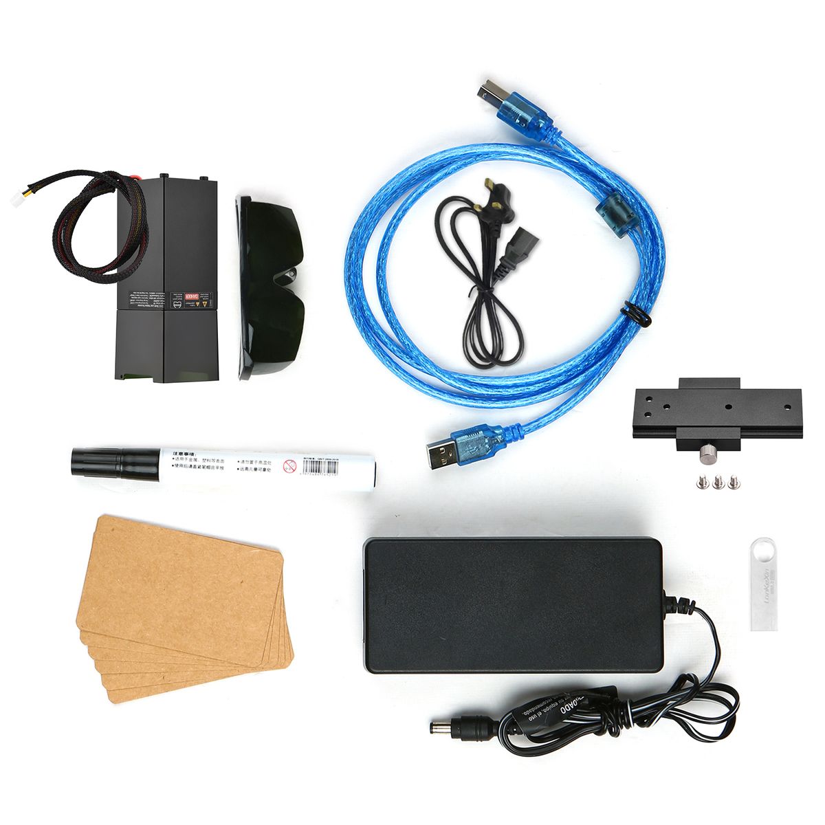 450nm 80W Laser Engraving Machine Fixed Focal Length Mini