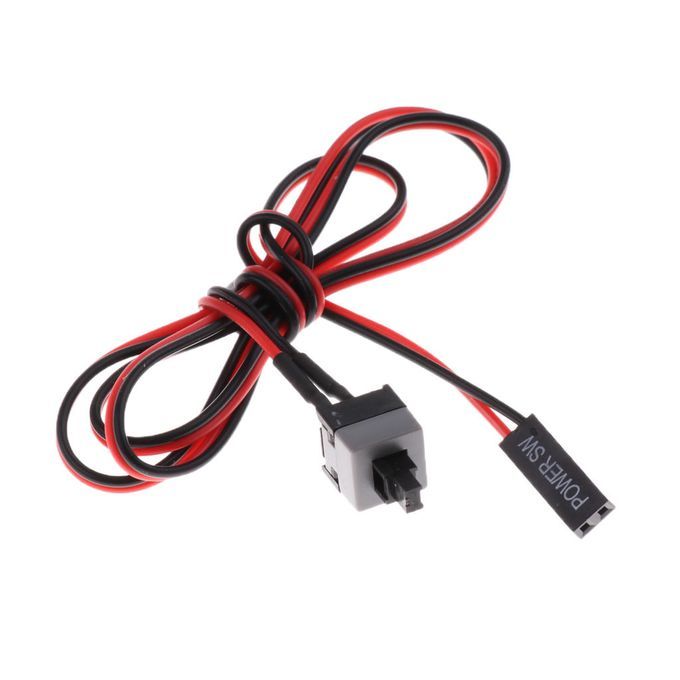 5pcs PC  Computer On/Off/Reset Switch Power Cord Restarting Switch