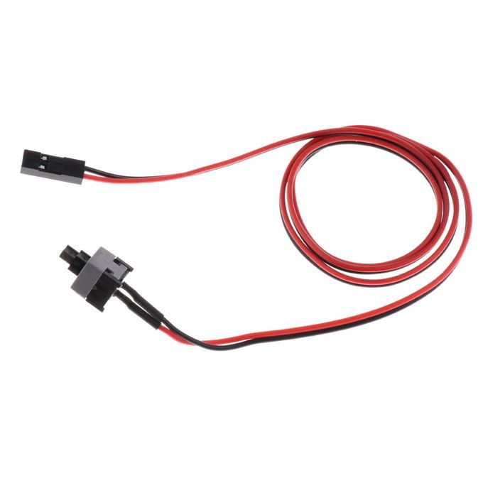 5pcs PC  Computer On/Off/Reset Switch Power Cord Restarting Switch