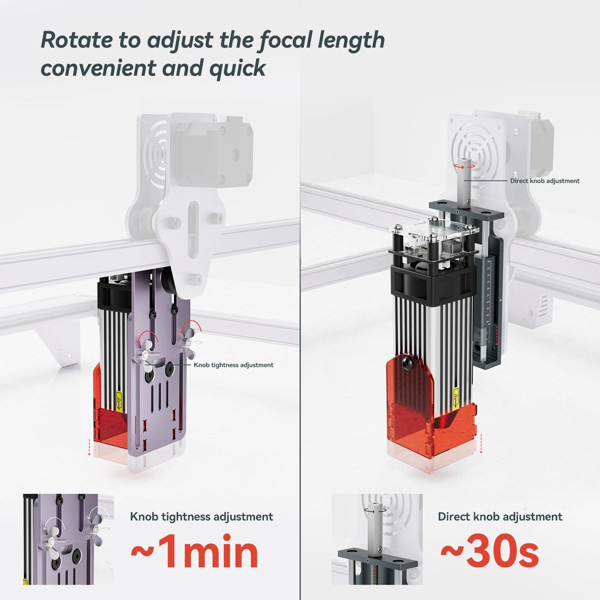Atomstack maker L1 Z Axis Screw Slider for Laser Head Lifting Device Compatible with All Atomstack Laser Engraver X30/X20/X7/S30 /A5/S10 Laser Add-on Parts Accessory